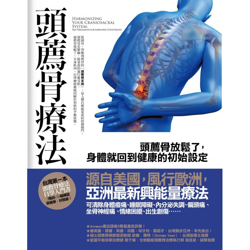 预订台版 头荐骨疗法新兴能量疗法浅显易懂自学入门书常识概论健康保健