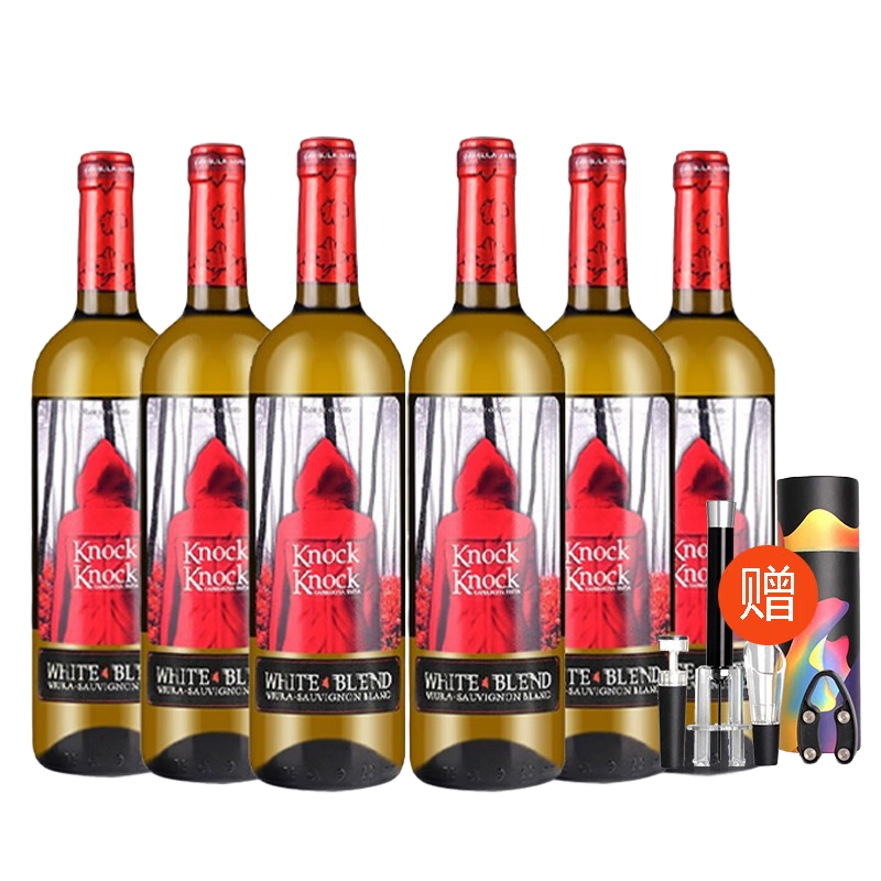 TORRE ORIA 小红帽 瓦伦西亚干型白葡萄酒 6瓶*750ml套装