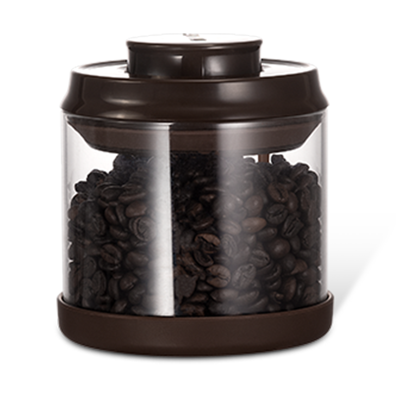 安扣(ANKOU)咖啡豆儲存罐玻璃罐收納盒便攜儲物罐茶葉罐咖啡粉密封罐