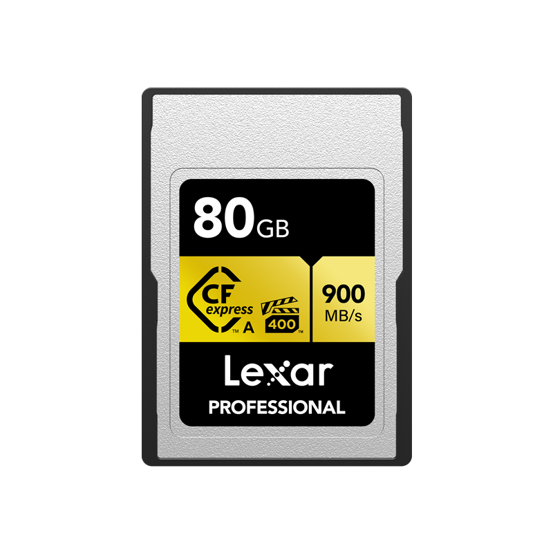 Lexar 雷克沙 GOLD系列 LCAGOLD080G-RNENC CF存储卡 80GB（900MB/s）