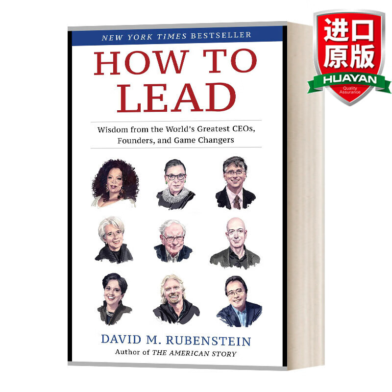 How to Lead 英文原版 如何领导 来自世界上伟大的CEO创始人的智慧 精装 英文版 进口英语原版书籍