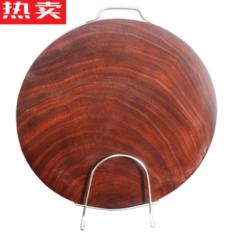 致如袆越南铁木砧板正宗加厚蚬木菜板家用菜墩圆形整木占板 耐耐剁u型