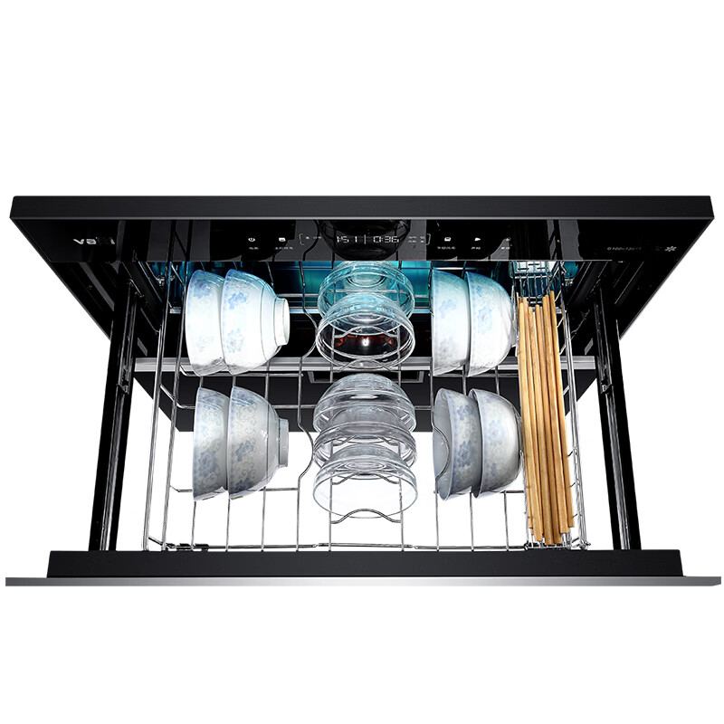 华帝（VATTI）ZTD100-i13011 消毒碗柜家用 100升大容量嵌入式 紫外线臭氧高温三重消毒 分层消毒 热风烘干
