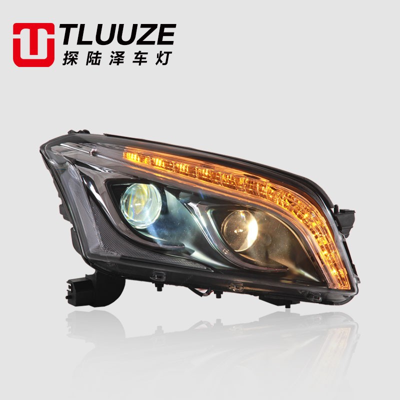 探陆泽车灯雪佛兰14-16款创酷大灯总成氙气大灯改装双透镜氙气灯led日