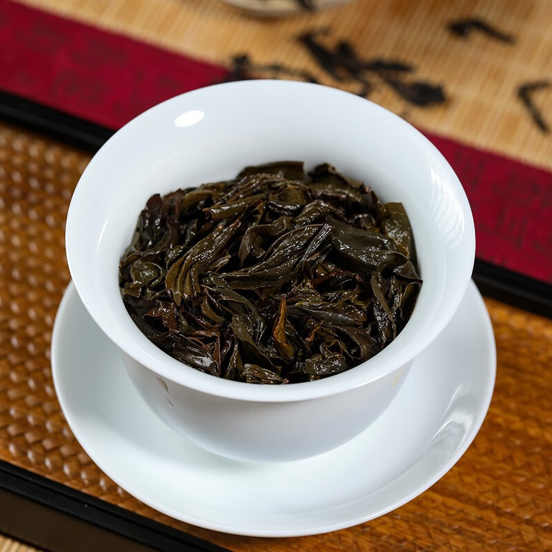 饮矿茶叶 大红袍茶叶新茶肉桂浓香型乌龙茶岩茶散装铁盒装 两盒共200克