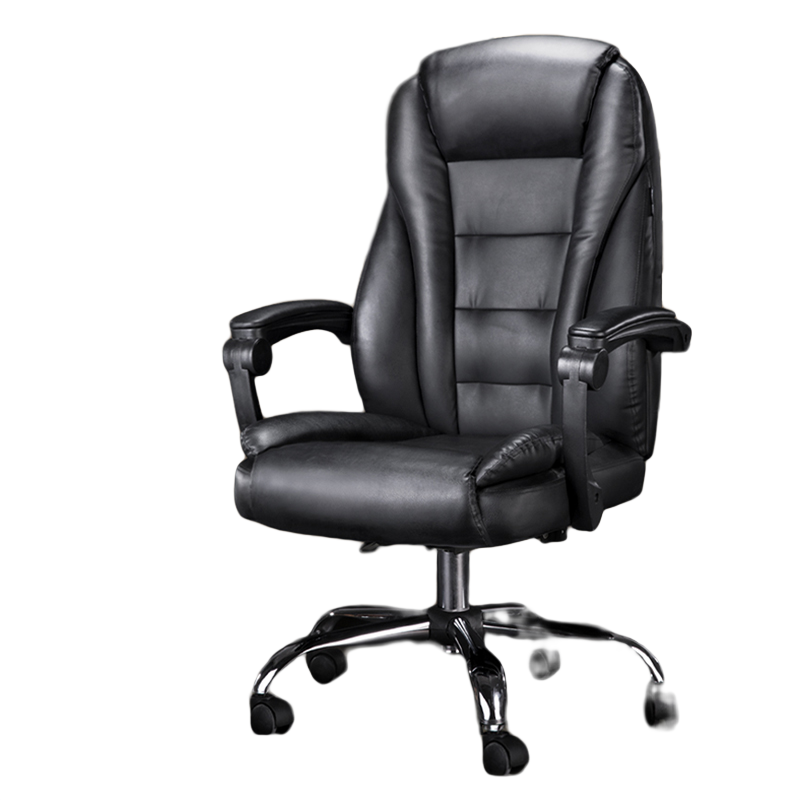黑白调 （Hbada）老板椅 电脑椅 办公椅电竞椅人体工学椅子 皮椅转椅可躺 166BM 宰制