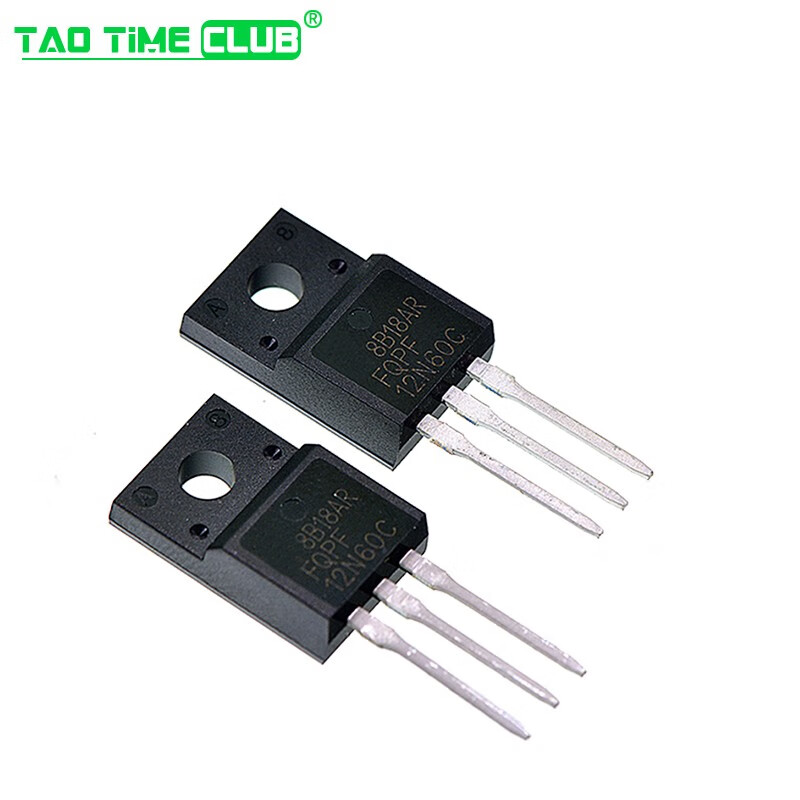 N溝道場效應(yīng)三極管 FQPF12N60C 12A/600V/0.65歐/51W TO-220F