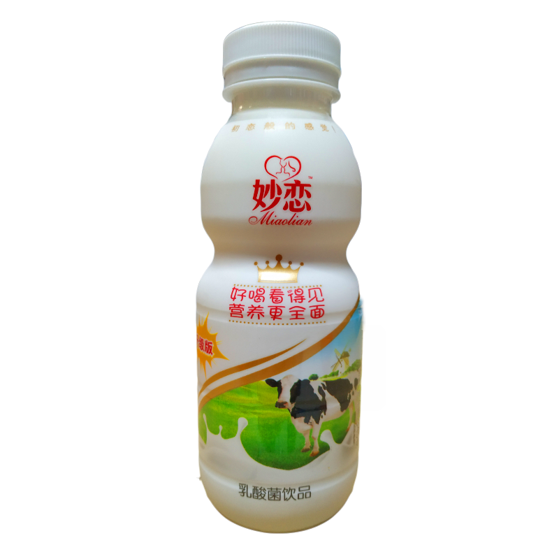 小洋人妙恋 发酵型乳酸菌酸奶饮品345ml 12整箱 原味