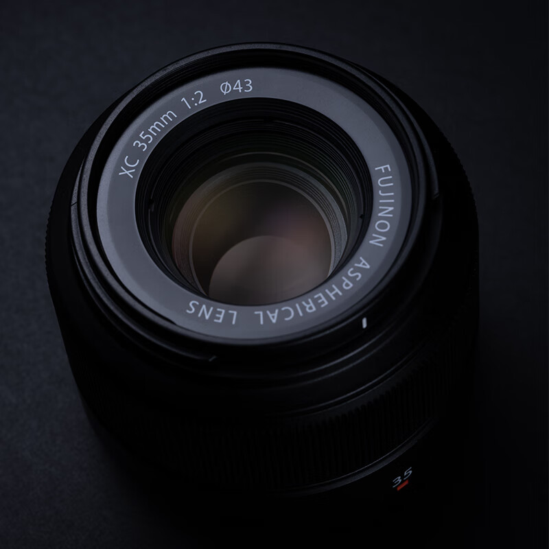 富士（FUJIFILM）XC35mmF2 轻便定焦镜头 安静快速对焦 扫街人文 黑色