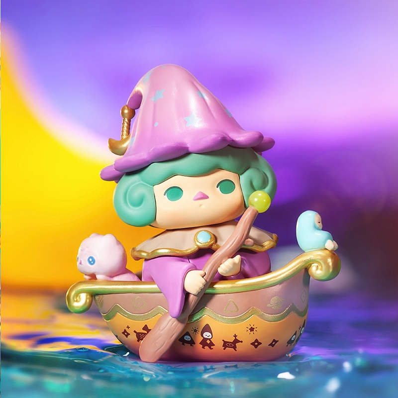 盲集pucky毕奇盲盒手办桌面摆件玩具摆件生日礼物 pucky精灵在做什么
