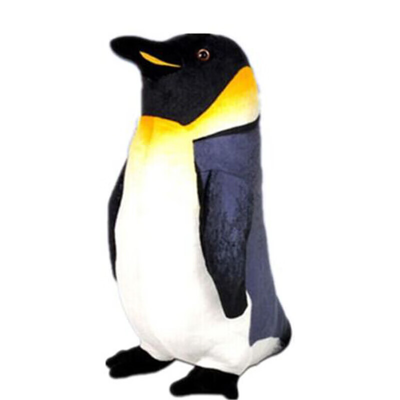 仿真小企鹅毛绒玩具公仔海洋乐园帝企鹅布娃娃企鹅宝宝玩偶抱枕儿童女生生日圣诞礼物 55厘米企鹅公仔
