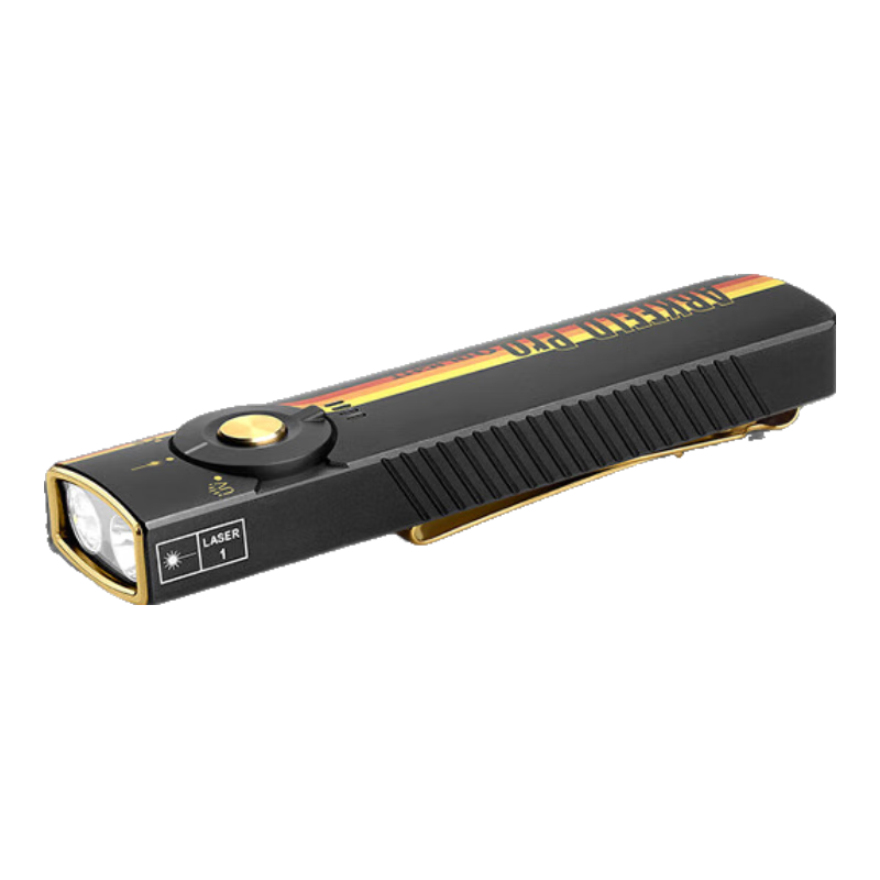 OLIGHT傲雷司令官 pro白光/綠光/UV紫外光強光遠射激光手電筒賽車條紋款