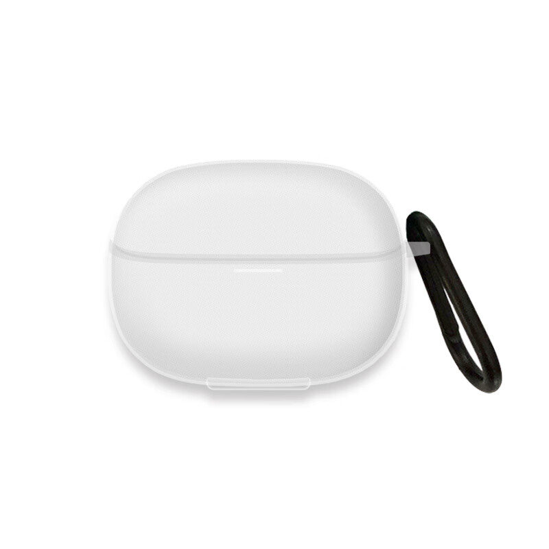 饰卓适用JBL TUNE BUDS2琉璃豆保护套JBL无线蓝牙耳机套JBL TUNE BEAM2琉璃荚卡通兔子透明tpu外壳女款 透明壳+挂钩 JBL TUNE BEAM2琉璃荚