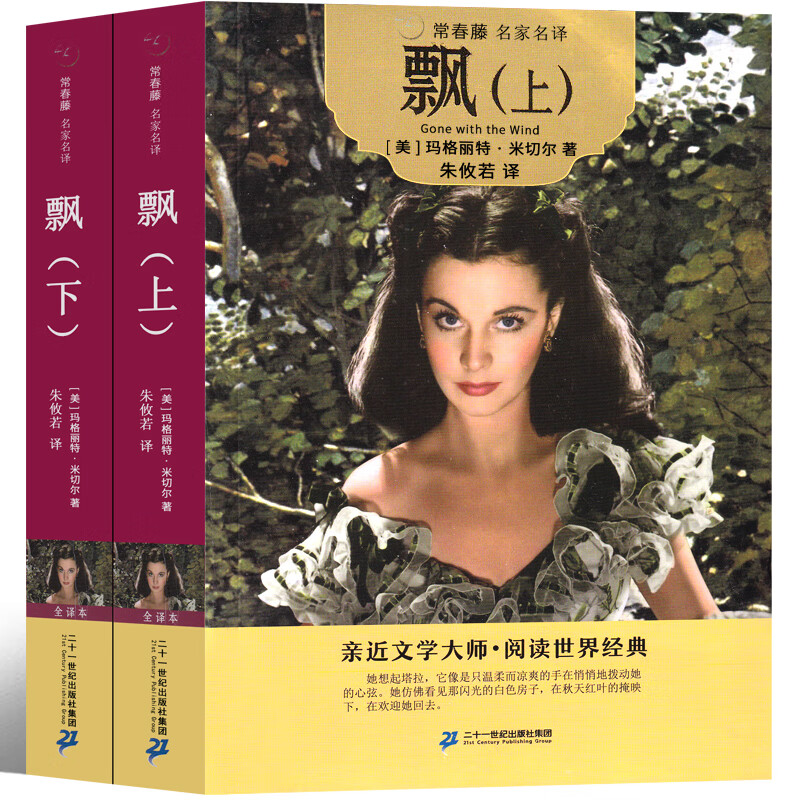 乱世佳人 书 原著经典中文 中国人民喜欢的文学作品上海江无删世21