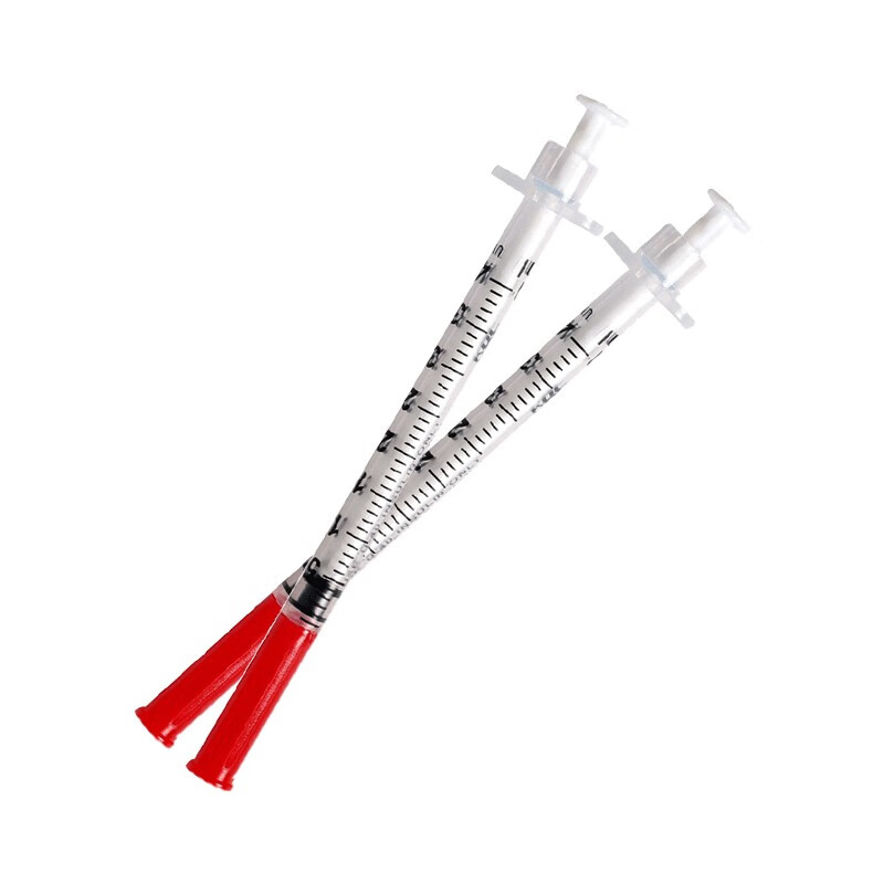 33mm针头针管胰岛素注射器注射笔 【0.33*13 u-40】50支 50酒精棉