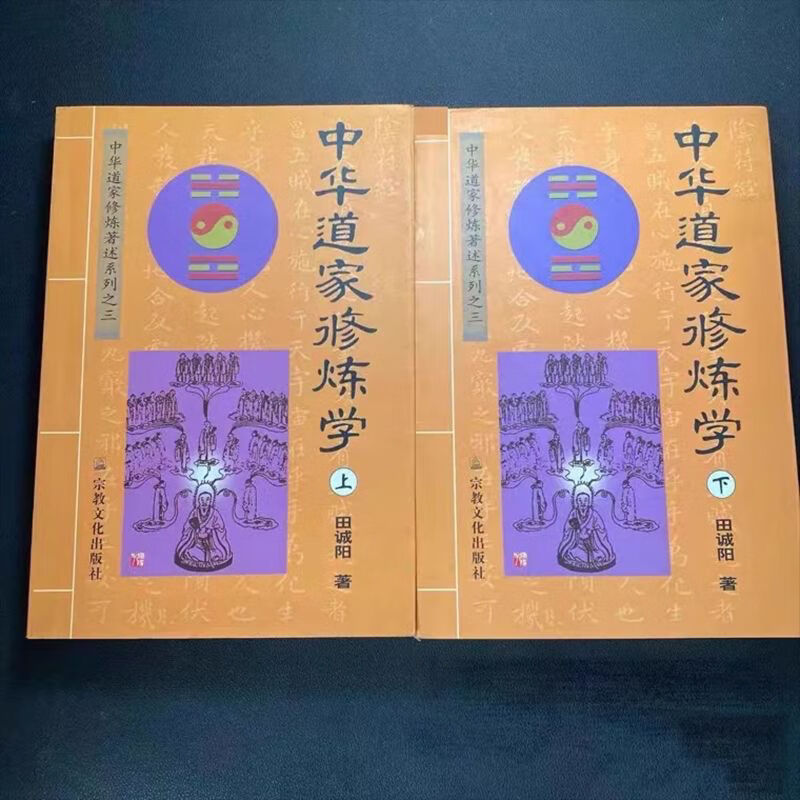 中华道家修炼学完整版上下册田诚阳道长著中华道家的文化精粹 中华道家修炼学