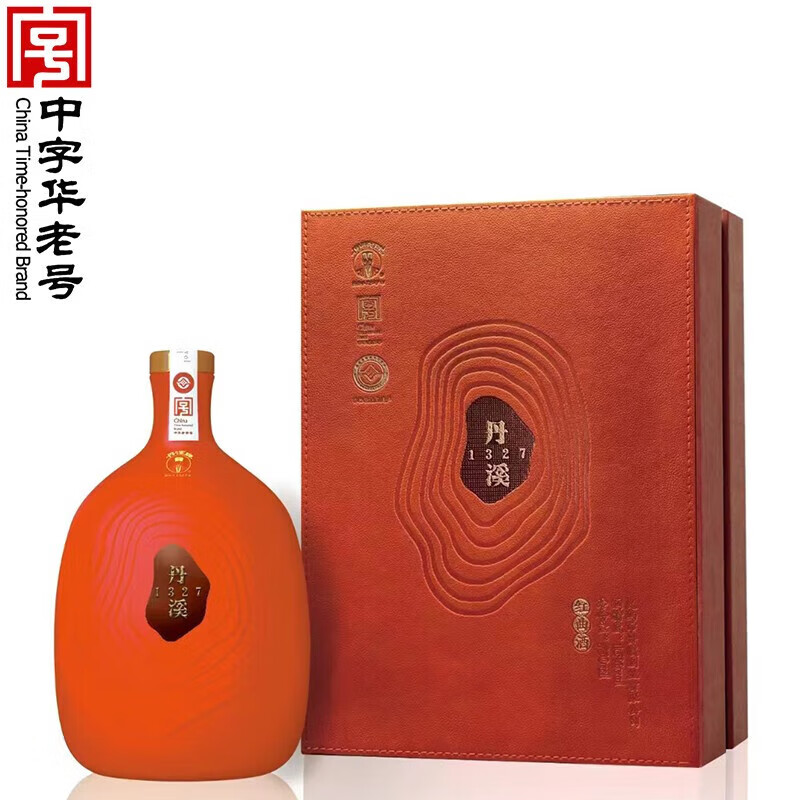 丹溪牌红曲酒 中华老字号 丹溪1327系列20年干型黄酒 750ml 1盒 礼盒