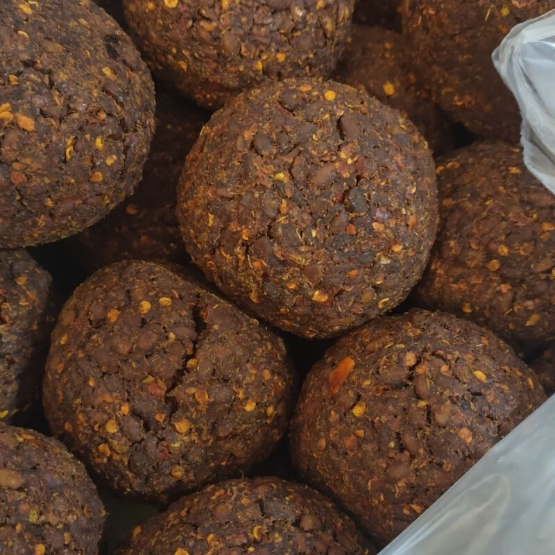 维霆云南威信红色扎西土特产农家豆食粑豆鼓粑炒腊肉 1斤