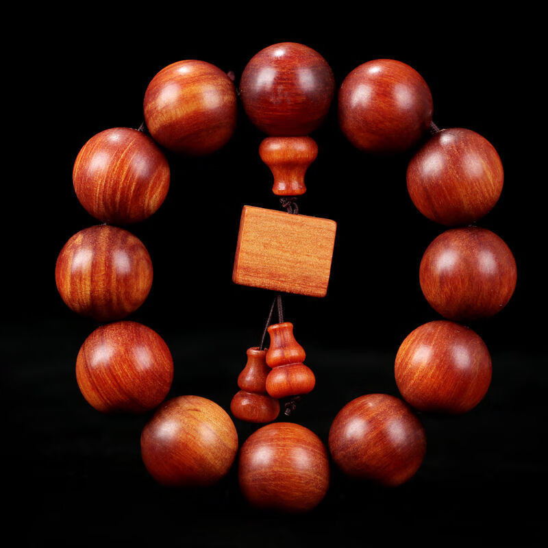 天然印尼血龙木手串 全透光2.