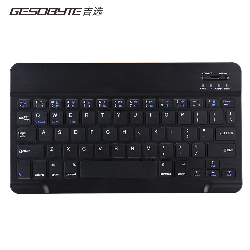 吉选（GESOBYTE）BK69键盘 无线蓝牙键盘 办公键盘 超薄键盘 78键 手机surface ipad平板Mac苹果安卓 黑色