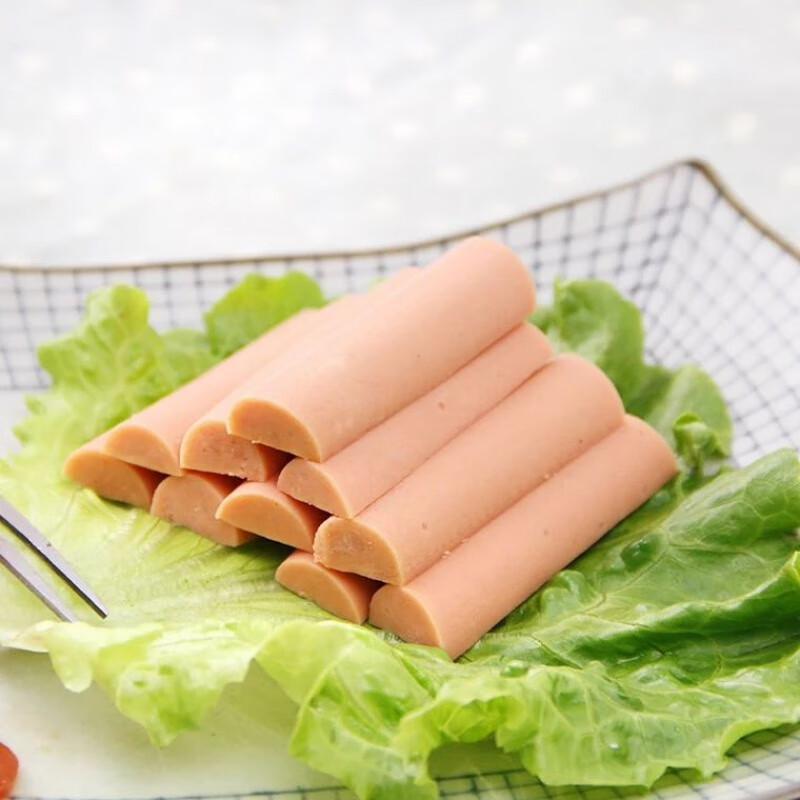 240g*3袋 大块肉火腿肠即食香肠肉类零食 大肉块240g*10袋【整箱】