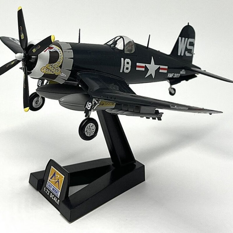 美国f4u-4战斗机飞机模型 长津湖37237成品模型合金仿真摆件 1:72