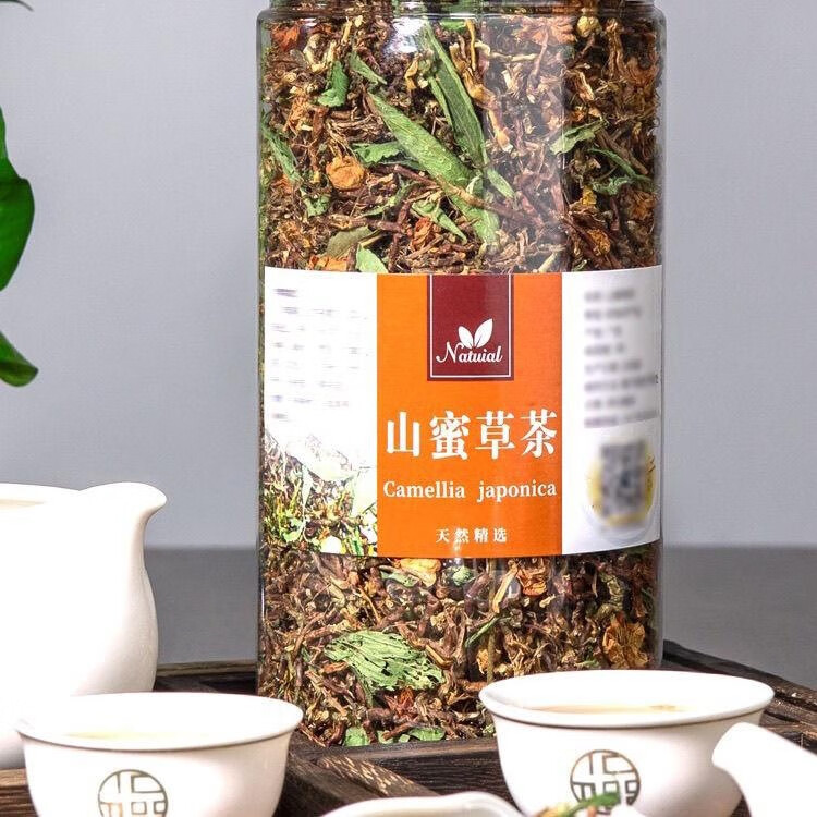 山蜜草茶 百花草山蜜茶 男女养生益寿茶 甘甜凉草中药材 一瓶/250克