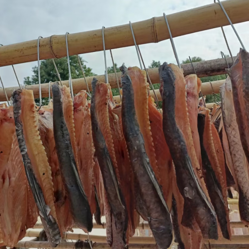 鱼咸鱼干货正宗草鱼干农家淡水干鱼块 风干草鱼段2斤(切块联系客服)