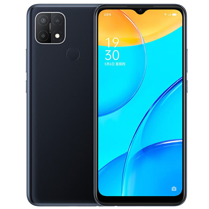 OPPO A35 4G全网通手机 AI智能三摄 老人老年学生智能手机 琉璃黑 4GB+128GB