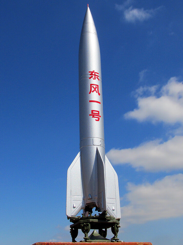 中国东风1号2号3号弹道导弹收藏模型系列仿真合金东风导弹模型成品