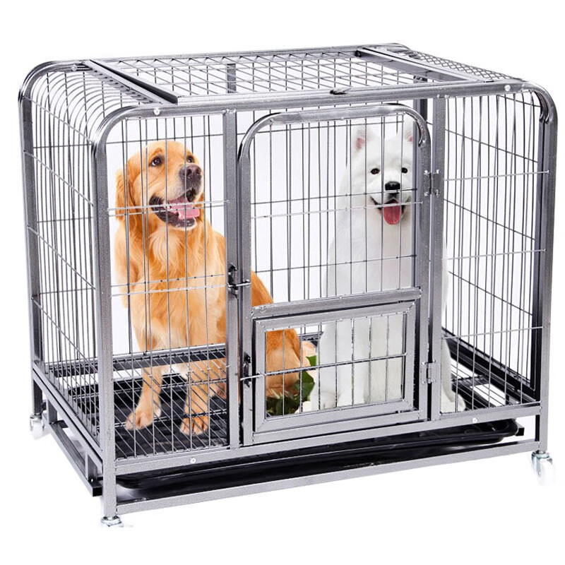 oeing狗笼小型犬狗笼子犬笼宠物金毛哈士奇泰迪大号加粗尺寸62*46*56