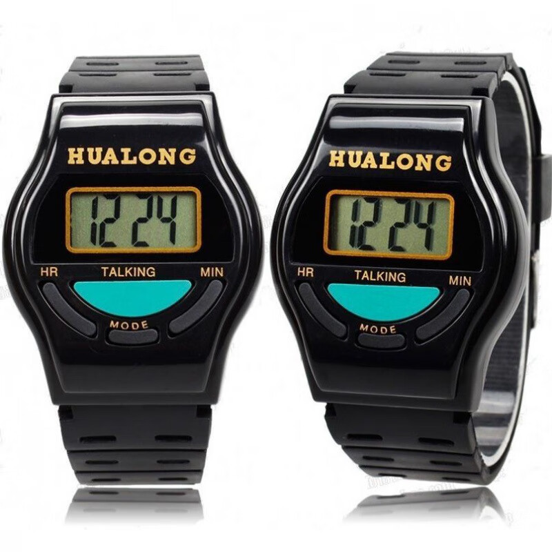 avaden 表盲人手表老年人手表大声音c-4-5 绿键 语音报时表