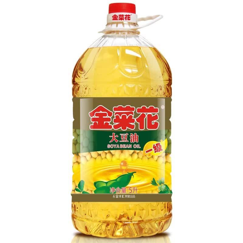 金菜花 食用油一级大豆油5l 植物食用香油粮油