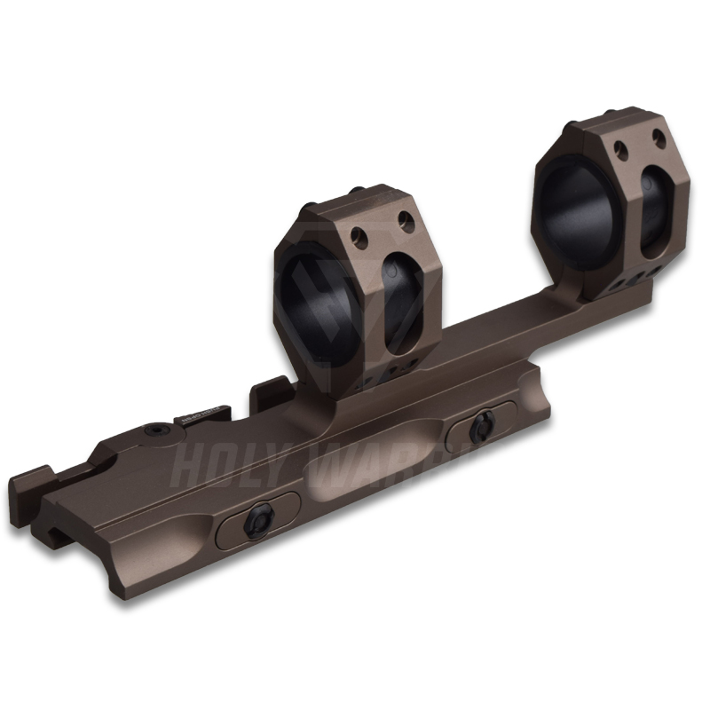 悍武qd镜桥154高度皮卡丁尼导滑轨瞄准镜器铝制金属夹具25mm30mm 黑色