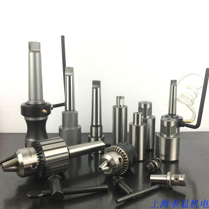 磁座钻麻花钻夹头 空心钻头加长杆 夹具 19型磁力钻空心钻夹具