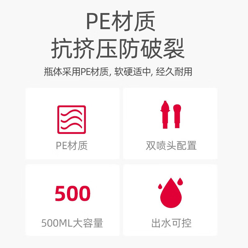 维德（WELLDAY）洗鼻器儿童成人洗鼻盐生理盐水洗鼻腔清洗器鼻炎喷剂非电动洗鼻器壶 洗鼻器500ml+30包盐+双洗鼻头