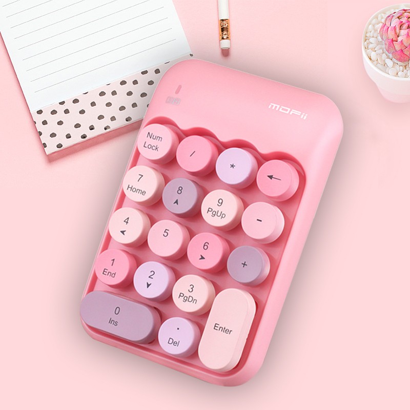 摩天手(mofii) x910无线数字小键盘女生笔记本外接会计财务专用九键