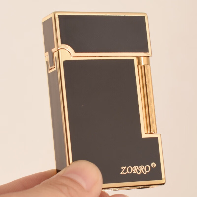 zorro佐罗朗声煤油打火机侧滑树脂工艺复古砂轮创意礼盒装 男生日礼物