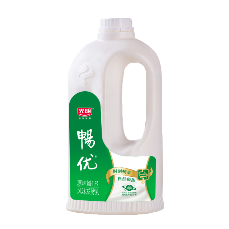 Bright 光明 畅优 植物乳杆菌 风味发酵乳 原味 1.1kg