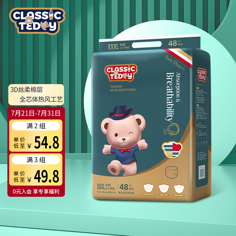 到手曝光Classic Teddy婴儿拉拉裤哪个配置好哪个更好？分享一星期真相分享