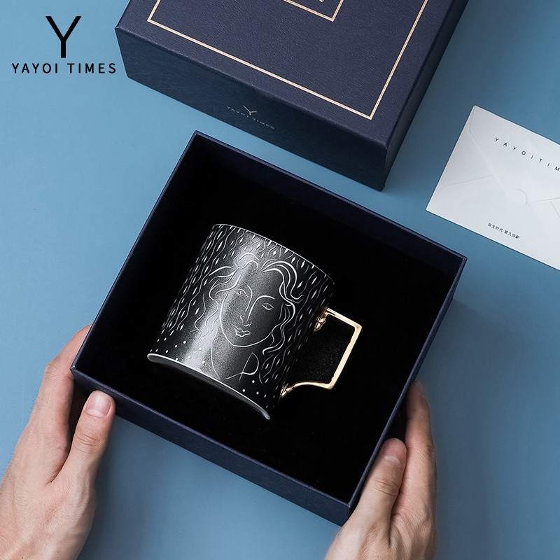 弥生时代「me·真我」马蒂斯马克杯对杯情侣杯子一对情侣款创意 单杯