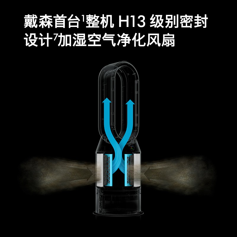 【同价618】戴森（Dyson）PH04 多功能空气加湿净化器 兼具净化器及加湿功能 无雾加湿 除菌除甲醛 白金色