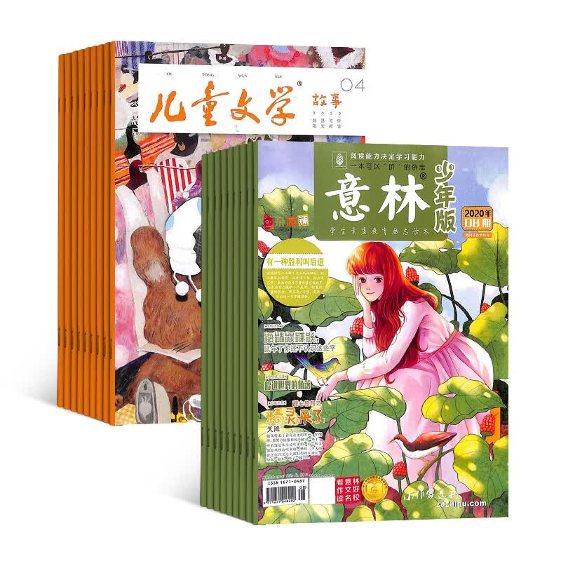意林少年版+儿童文学儿童版组合 全年杂志订阅 2023年十月起订阅 杂志铺