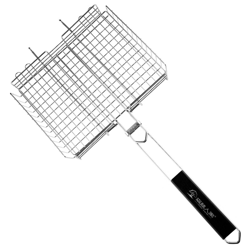 东茂森林人家烧烤用品工具烧猪蹄玉米茄子烤鱼夹板拍子烤夹子烤网