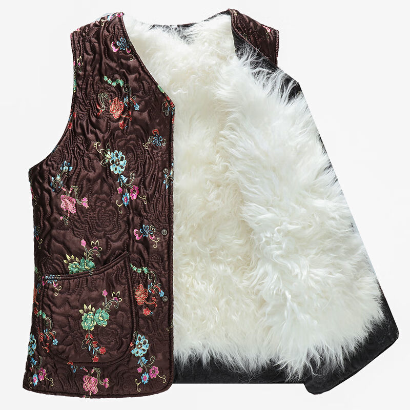 长羊毛咖啡色 xl32(胸围105厘米 95-115斤