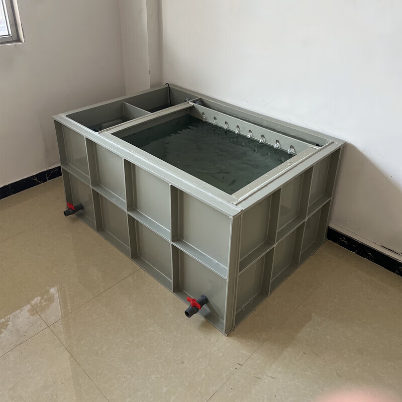 蒂乐森新款加厚锦鲤鱼池鱼箱酒店饭店超市海鲜鱼缸带过滤槽过滤盒定制