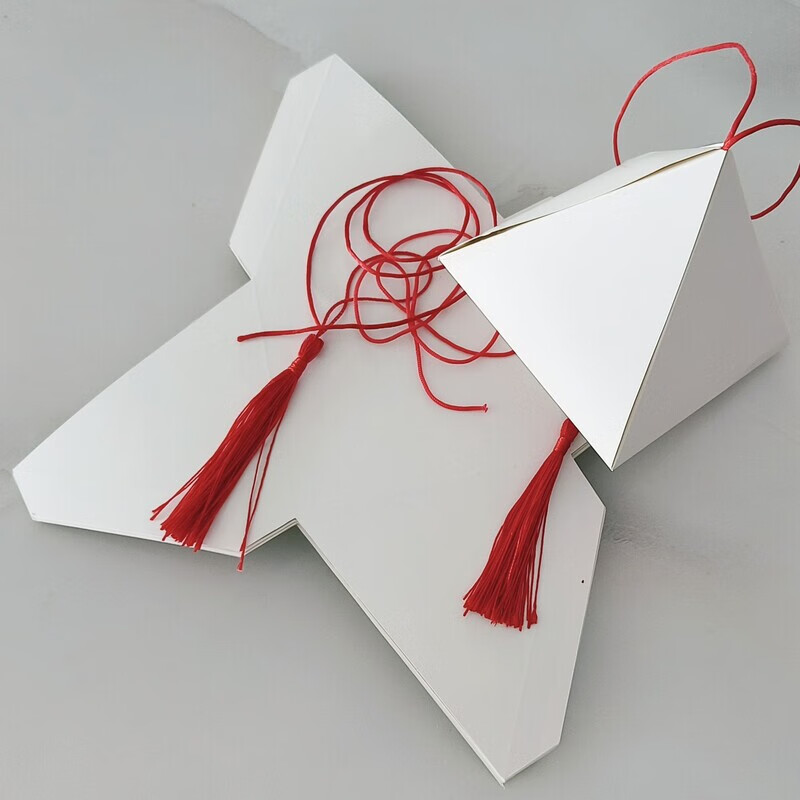 端午节纸质粽子折纸儿童手工diy挂饰涂鸦diy幼儿园绘画材料制作 10套