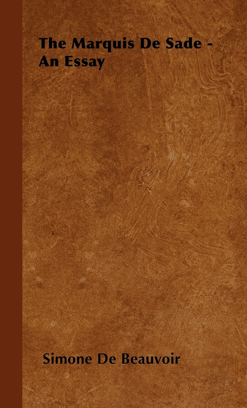 【预售 按需印刷】the marquis de sade - an essay