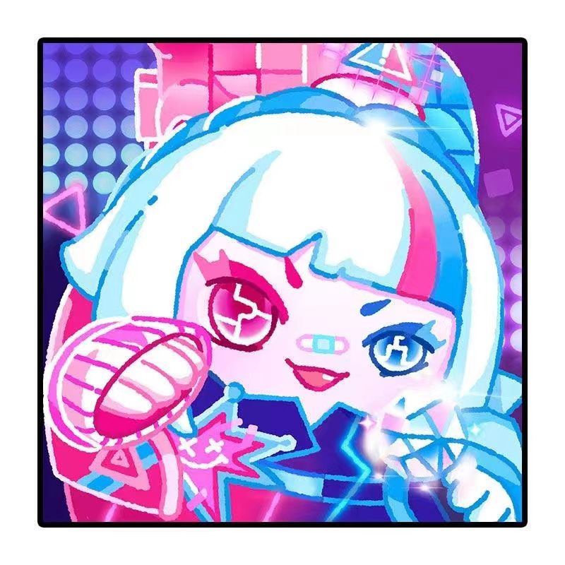 卡通游戏人物儿童手工钻石贴画钻石绣礼物 蛋仔派对01 画布尺寸30x30