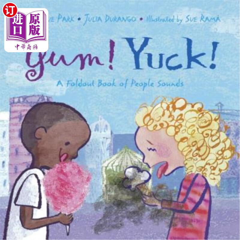 海外直订yum! yuck!: a foldout book of people sounds 百胜!讨厌!